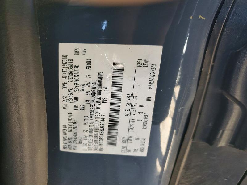Продаж на аукціоні авто 2020 Ford Transit, vin: 1FTBR3X88LKB04417, номер лоту: 50524006
