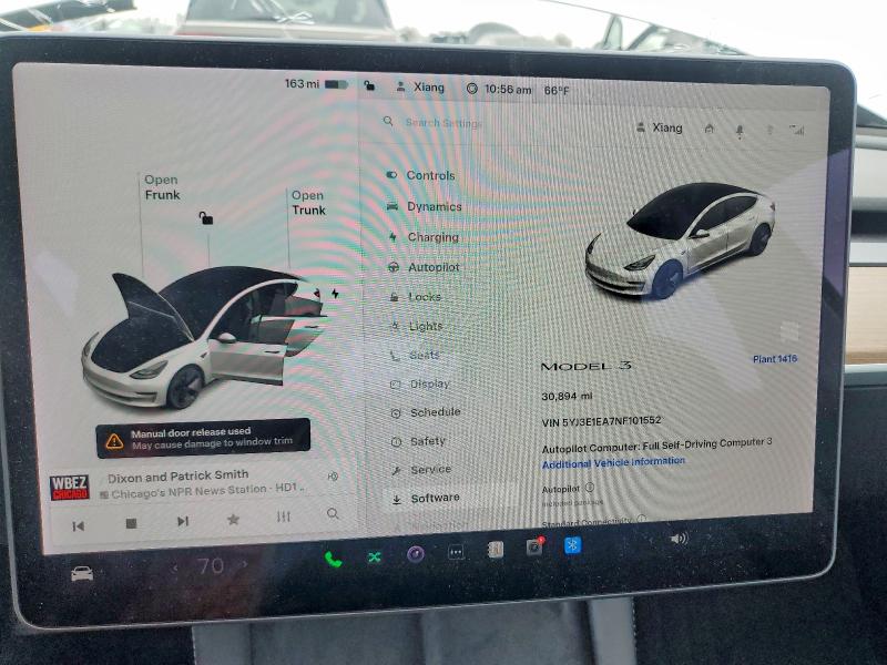Aukcja sprzedaży 2022 Tesla Model 3, vin: 5YJ3E1EA7NF101552, numer aukcji: 47940746