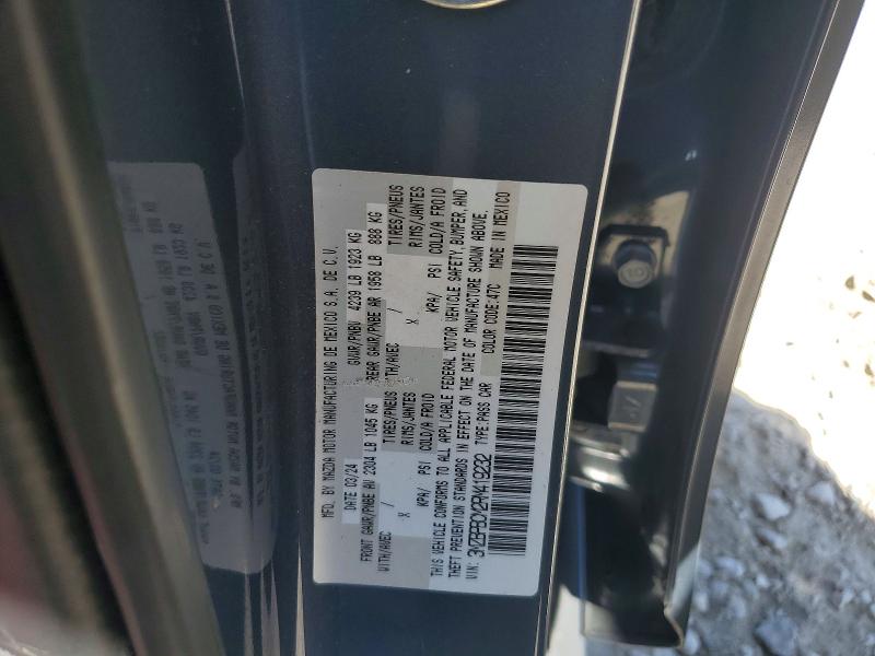2024 Mazda 3 მანქანა იყიდება აუქციონზე, vin: 3MZBPBCM2RM419232, აუქციონის ნომერი: 51658676