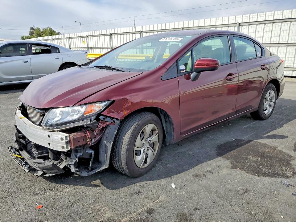 51286386 :رقم المزاد ، 19XFB2F54FE293890 vin ، 2015 Honda Civic مزاد بيع