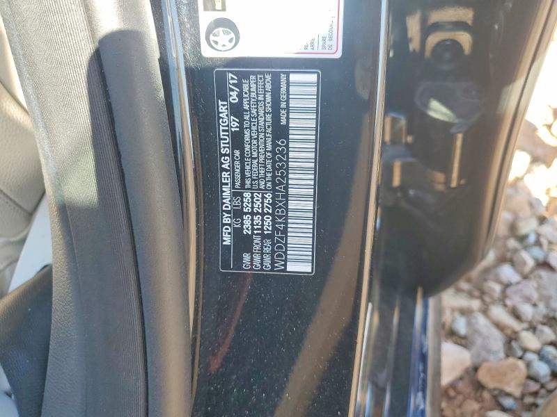 Продаж на аукціоні авто 2017 Mercedes-benz E, vin: WDDZF4KBXHA253236, номер лоту: 49249016