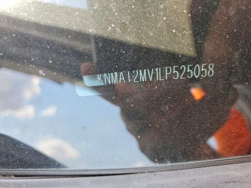 49327726 :رقم المزاد ، KNMAT2MV1LP525058 vin ، 2020 Nissan Rogue مزاد بيع