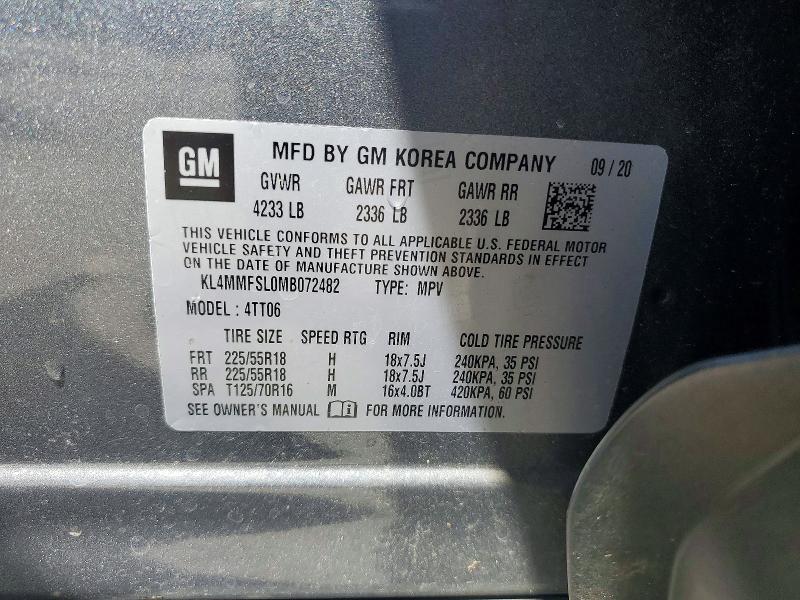Aukcja sprzedaży 2021 Buick Encore Gx, vin: KL4MMFSL0MB072482, numer aukcji: 48992266