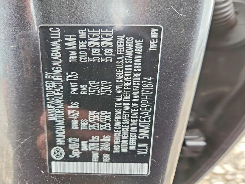 Продаж на аукціоні авто 2023 Hyundai Tucson, vin: 5NMJE3AE9PH171874, номер лоту: 50468636
