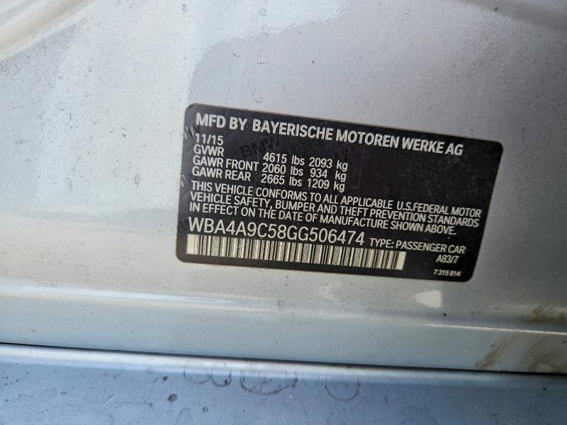 Продаж на аукціоні авто 2016 Bmw 428, vin: WBA4A9C58GG506474, номер лоту: 48358596