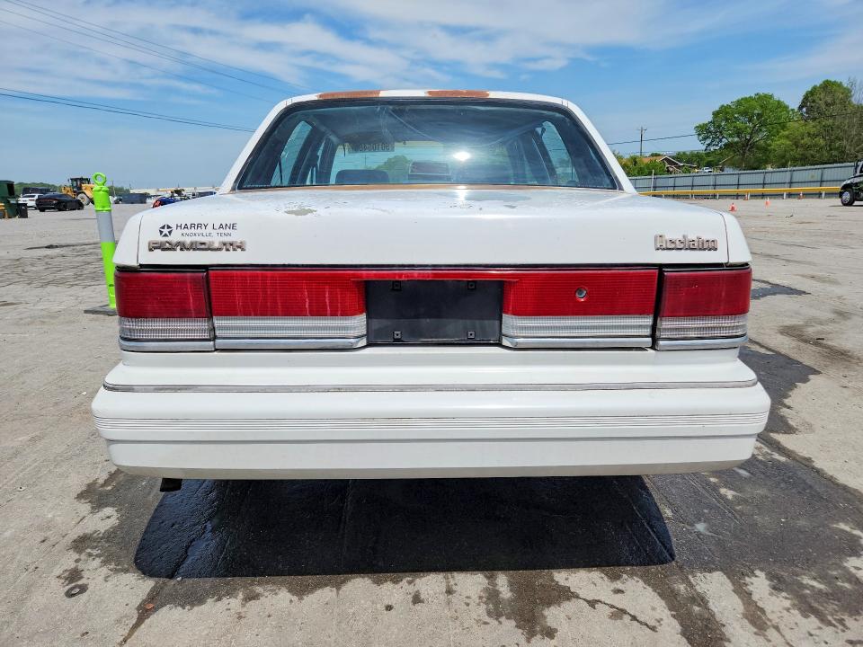 50105466 :رقم المزاد ، 3P3AA46K5RT321257 vin ، 1994 Plymouth Acclaim مزاد بيع