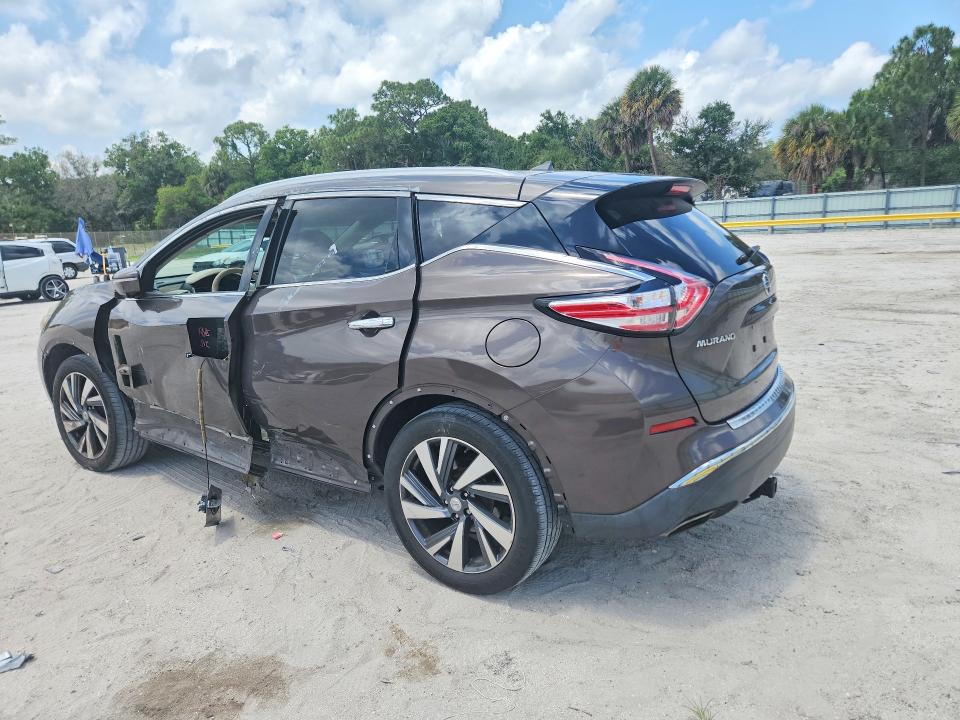 50724896 :رقم المزاد ، 5N1AZ2MG2FN203315 vin ، 2015 Nissan Murano مزاد بيع