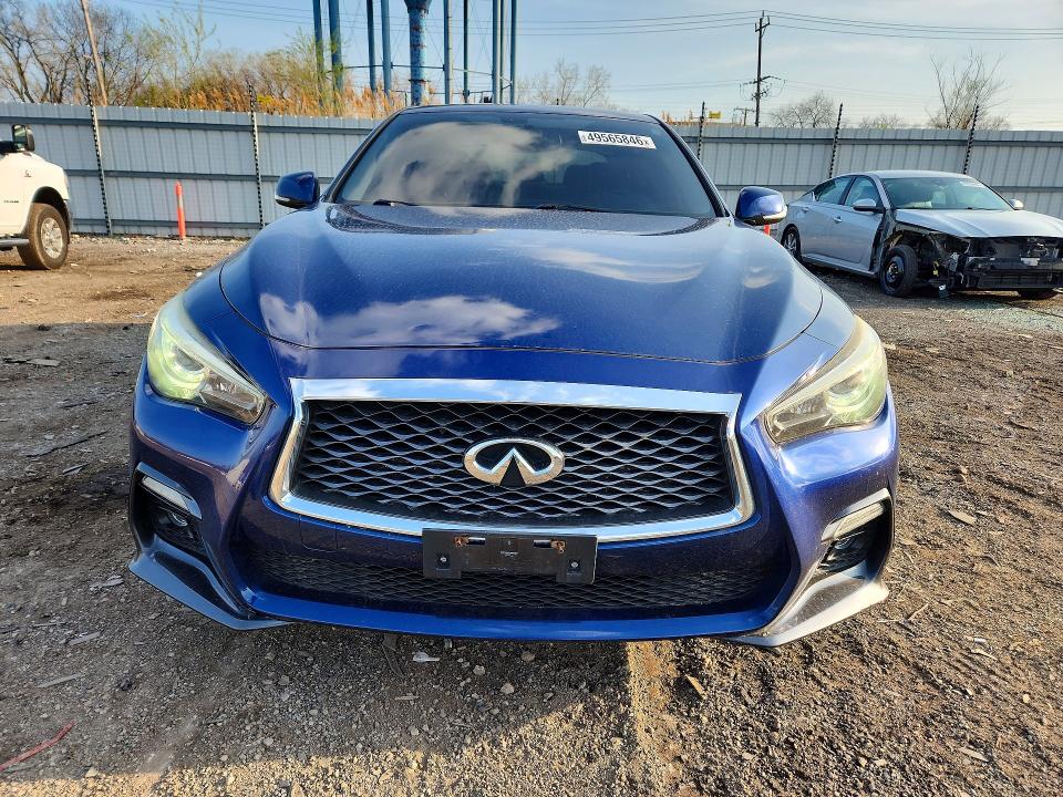 49565846 :رقم المزاد ، JN1EV7AR4JM435095 vin ، 2018 Infiniti Q50 مزاد بيع