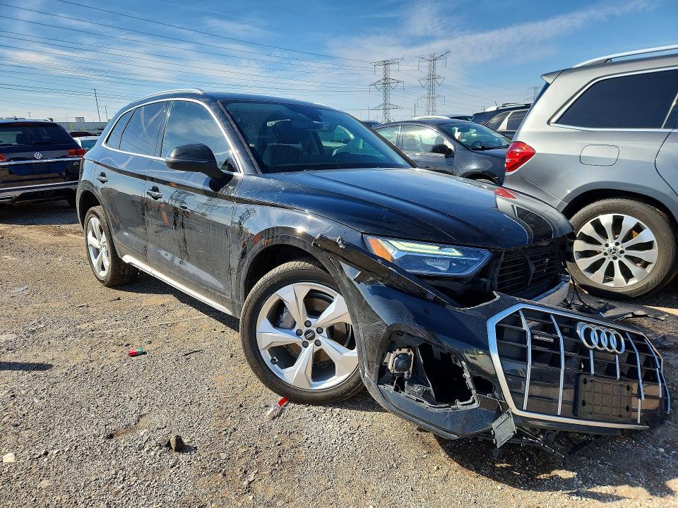 50577476 :رقم المزاد ، WA1BAAFY6M2055503 vin ، 2021 Audi Q5 مزاد بيع