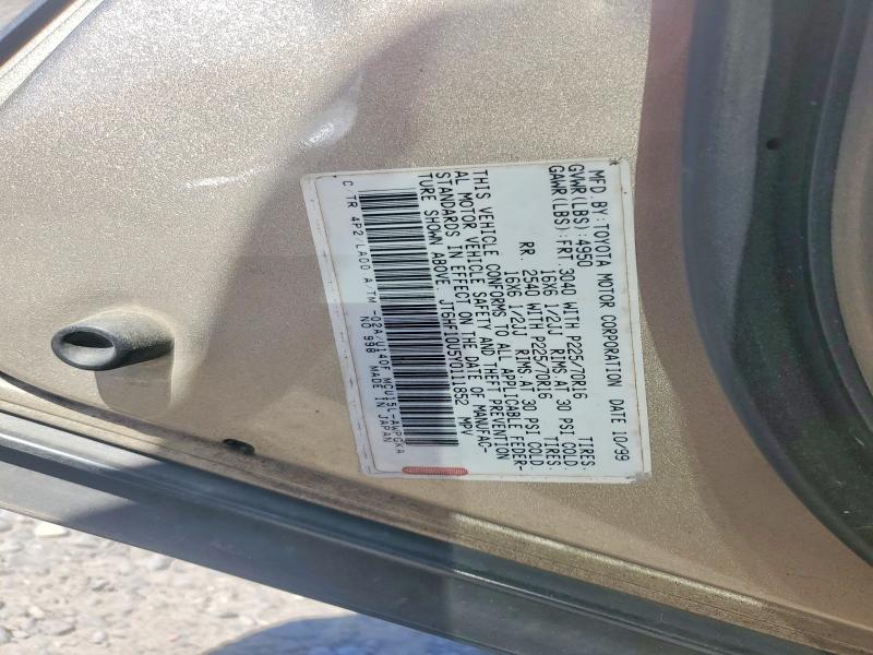 Aukcja sprzedaży 2000 Lexus Rx, vin: JT6HF10U5Y0111852, numer aukcji: 49446066
