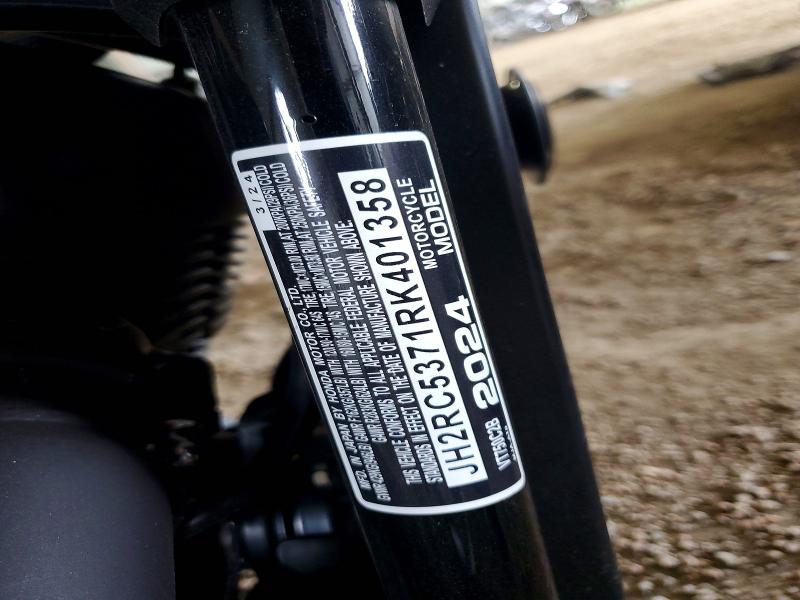 49099786 :رقم المزاد ، JH2RC5371RK401358 vin ، 2024 Honda Vt750 مزاد بيع
