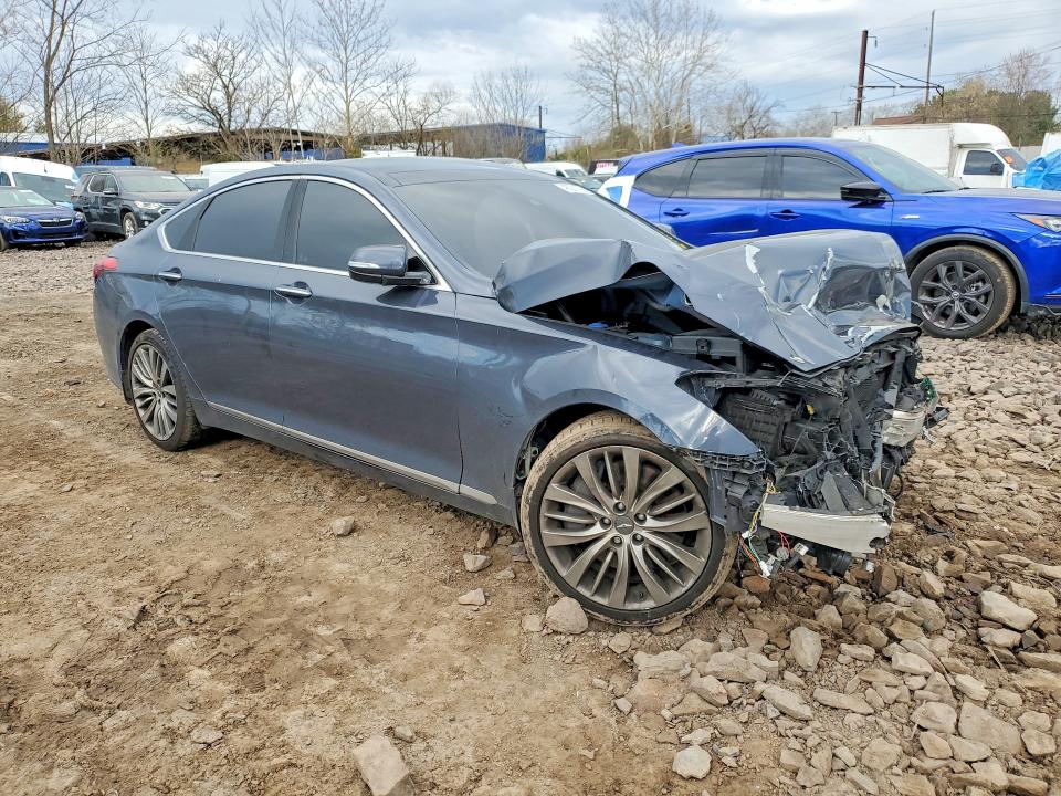 48020796 :رقم المزاد ، KMHGN4JF0HU210138 vin ، 2017 Genesis G80 مزاد بيع
