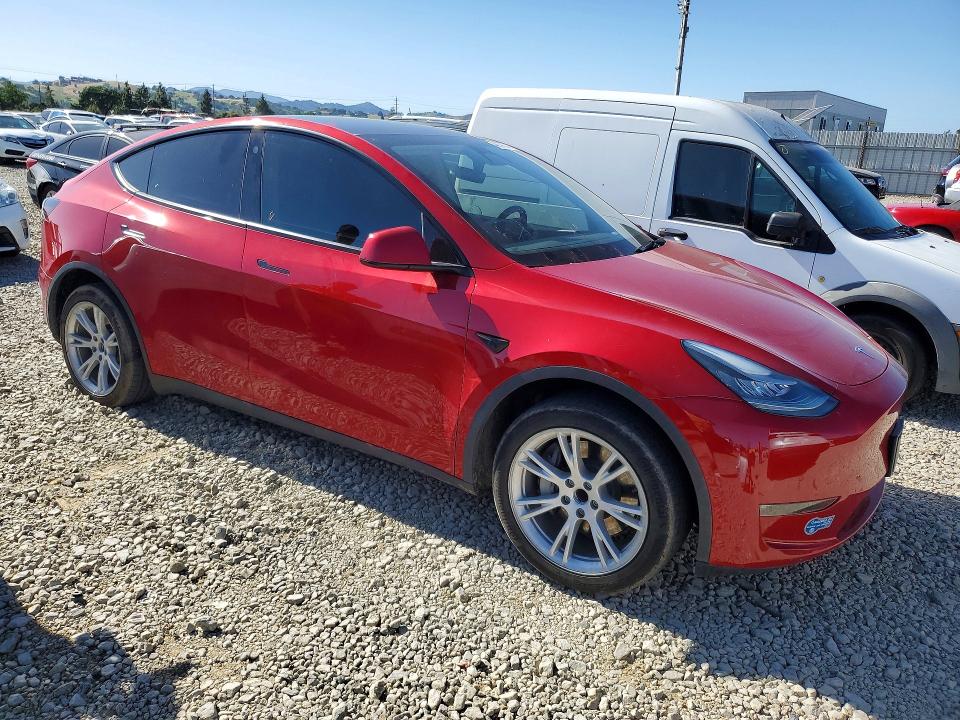 48596276 :رقم المزاد ، 5YJYGDED4MF163078 vin ، 2021 Tesla Model Y مزاد بيع