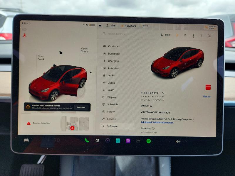 Aukcja sprzedaży 2023 Tesla Model Y, vin: 7SAYGDEE7PF844626, numer aukcji: 45870396