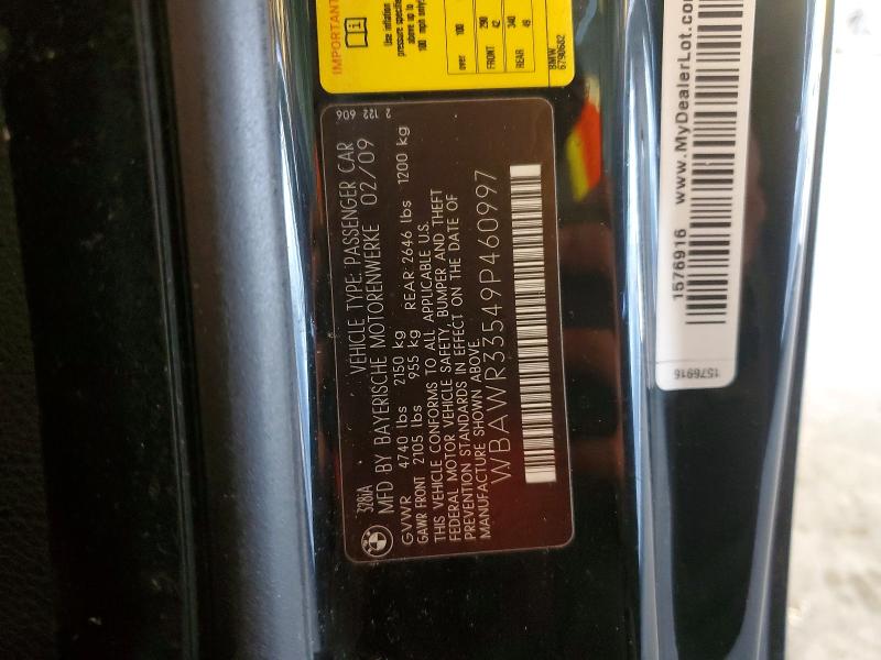 Продажа на аукционе авто 2009 Bmw 328, vin: WBAWR33549P460997, номер лота: 49602406