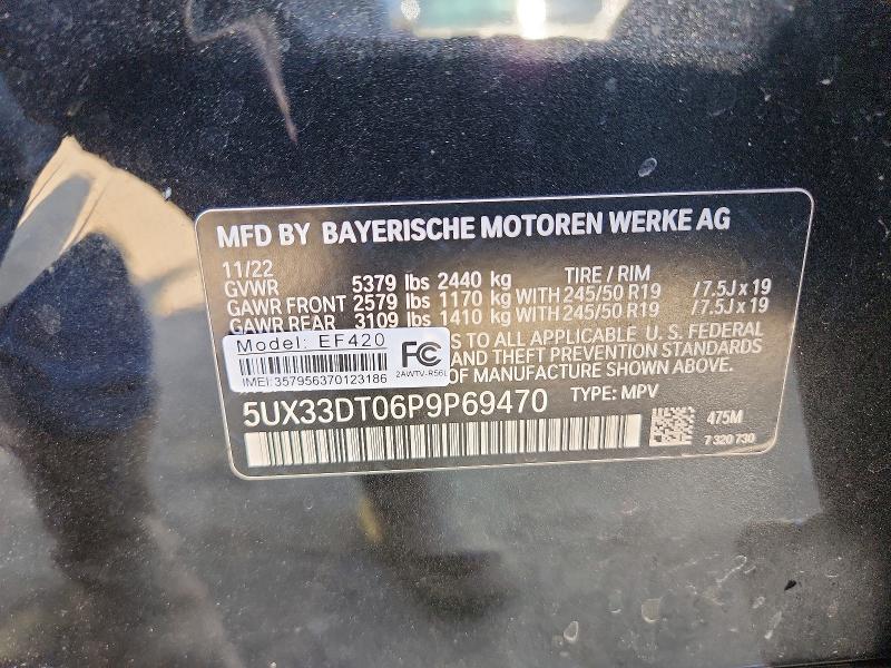 Продажа на аукционе авто 2023 Bmw X4, vin: 5UX33DT06P9P69470, номер лота: 49890046