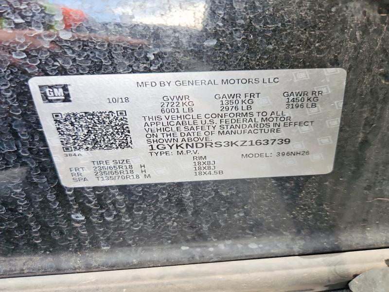 Auction sale of the 2019 Cadillac Xt5, vin: 1GYKNDRS3KZ163739, lot number: 50324106