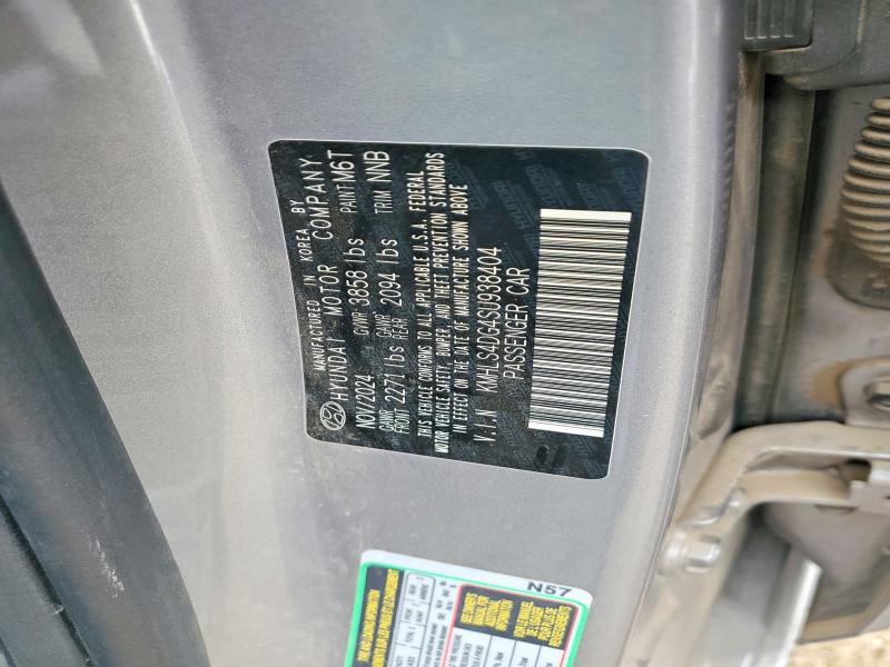 Aukcja sprzedaży 2025 Hyundai Elantra, vin: KMHLS4DG4SU938404, numer aukcji: 51826296