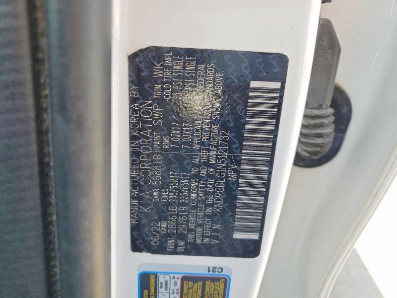 Продажа на аукционе авто 2022 Kia Sorento, vin: KNDRGDLG1N5121732, номер лота: 50279646