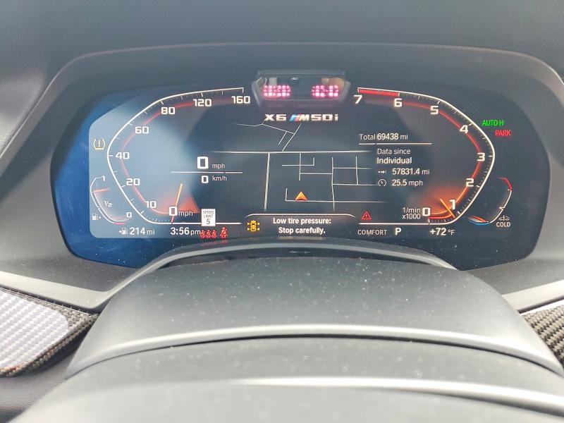 48712126 :رقم المزاد ، 5UXCY8C0XM9H45390 vin ، 2021 Bmw X6 مزاد بيع