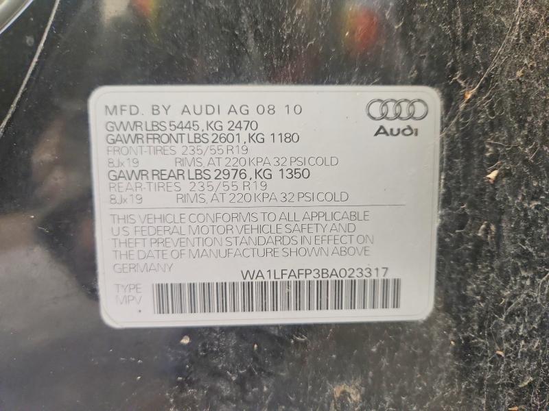 Продажа на аукционе авто 2011 Audi Q5, vin: WA1LFAFP3BA023317, номер лота: 49057276