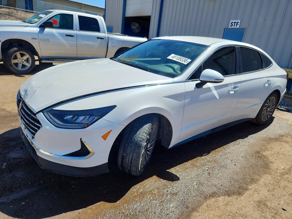2022 Hyundai Sonata Hybrid მანქანა იყიდება აუქციონზე, vin: KMHL34JJ8NA040620, აუქციონის ნომერი: 48108336