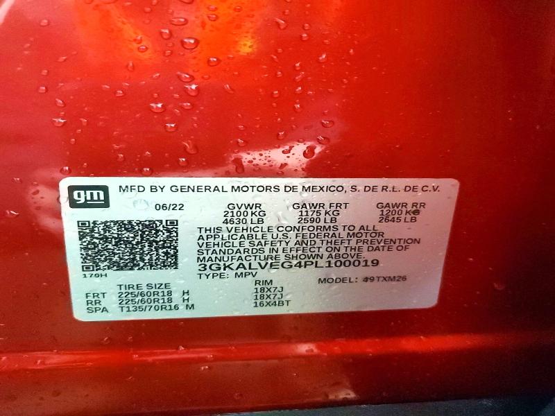 Aukcja sprzedaży 2023 Gmc Terrain, vin: 3GKALVEG4PL100019, numer aukcji: 48471936