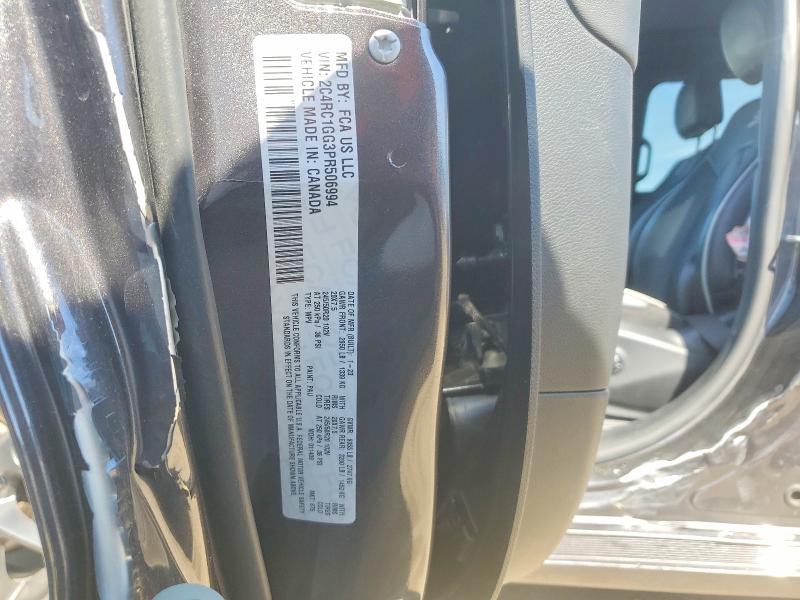Продаж на аукціоні авто 2023 Chrysler Pacifica, vin: 2C4RC1GG3PR506994, номер лоту: 50958406