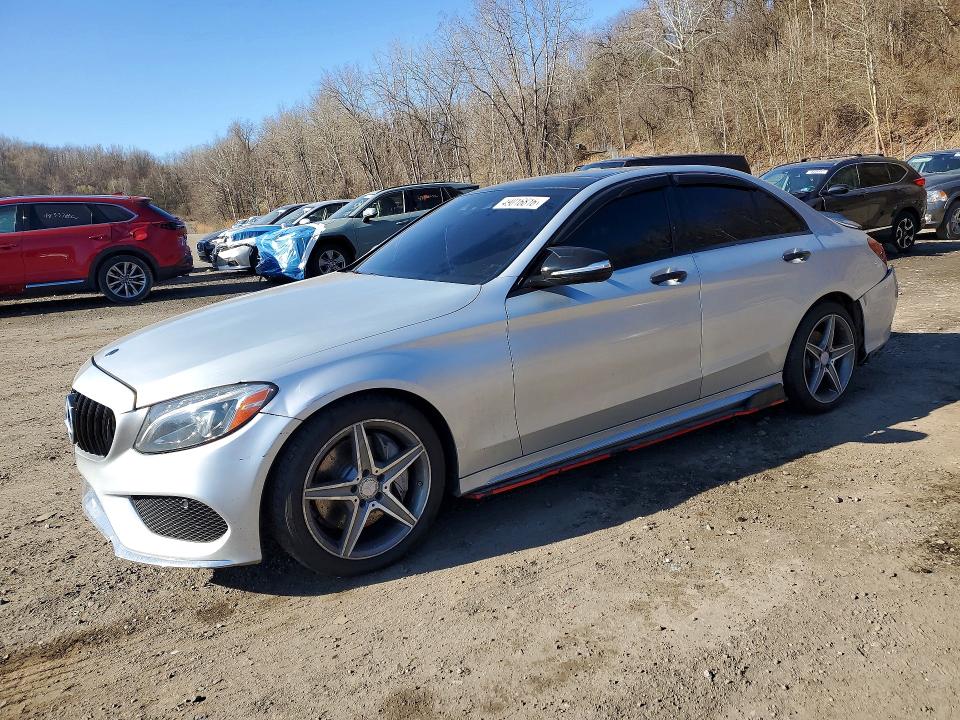 2015 Mercedes-benz C მანქანა იყიდება აუქციონზე, vin: 55SWF4KB5FU020445, აუქციონის ნომერი: 49016816