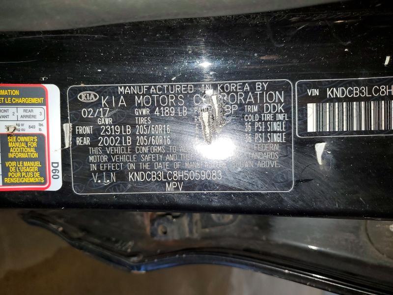 Aukcja sprzedaży 2017 Kia Niro, vin: KNDCB3LC8H5059083, numer aukcji: 50756376