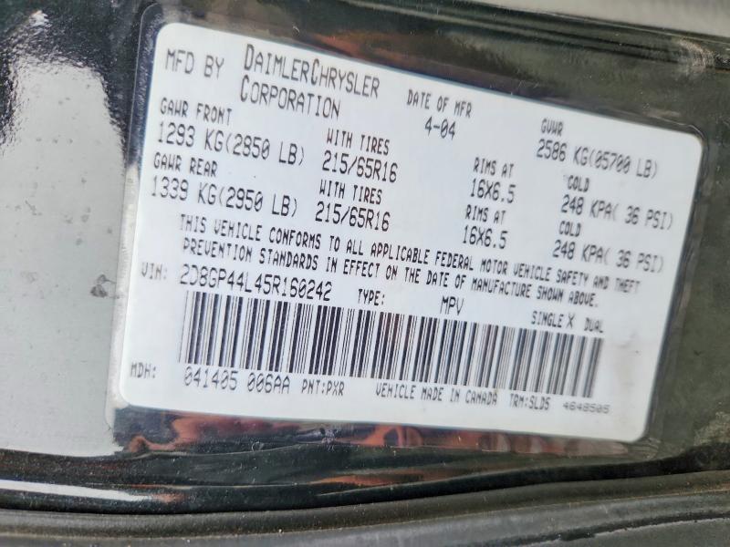 Aukcja sprzedaży 2005 Dodge Grand Caravan, vin: 2D8GP44L45R160242, numer aukcji: 50782366
