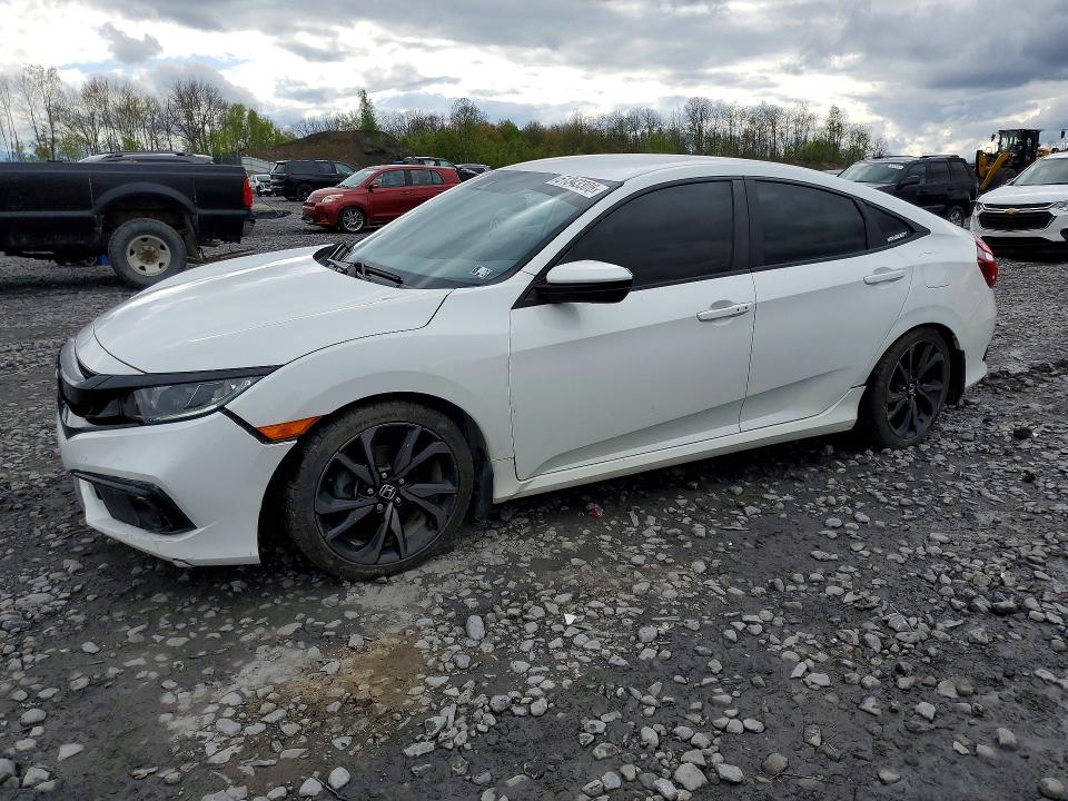 51343306 :رقم المزاد ، 2HGFC2E88KH538442 vin ، 2019 Honda Civic مزاد بيع