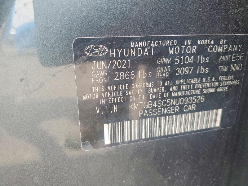 Auction sale of the 2022 Genesis G80, vin: KMTGB4SC5NU093526, lot number: 49477106
