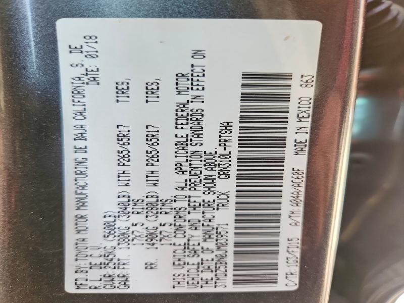 Продажа на аукционе авто 2018 Toyota Tacoma, vin: 3TMDZ5BN0JM039571, номер лота: 48625266