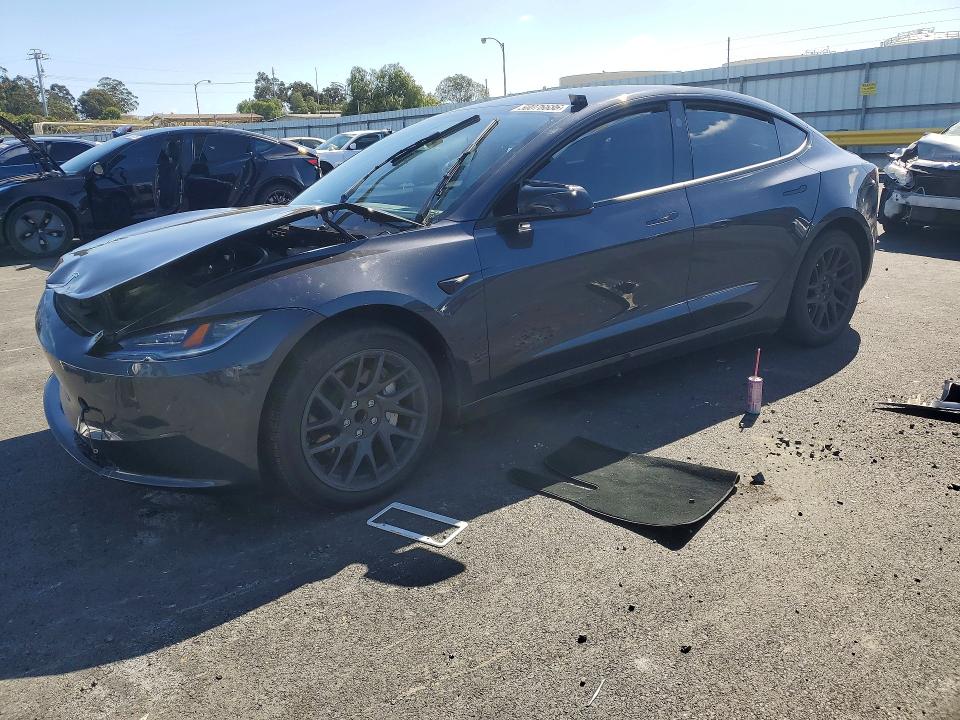 2024 Tesla Model 3 მანქანა იყიდება აუქციონზე, vin: 5YJ3E1EA3RF725225, აუქციონის ნომერი: 50076686
