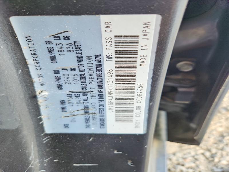 Продажа на аукционе авто 2019 Mazda 3, vin: JM1BPAJM9K1131498, номер лота: 49640706