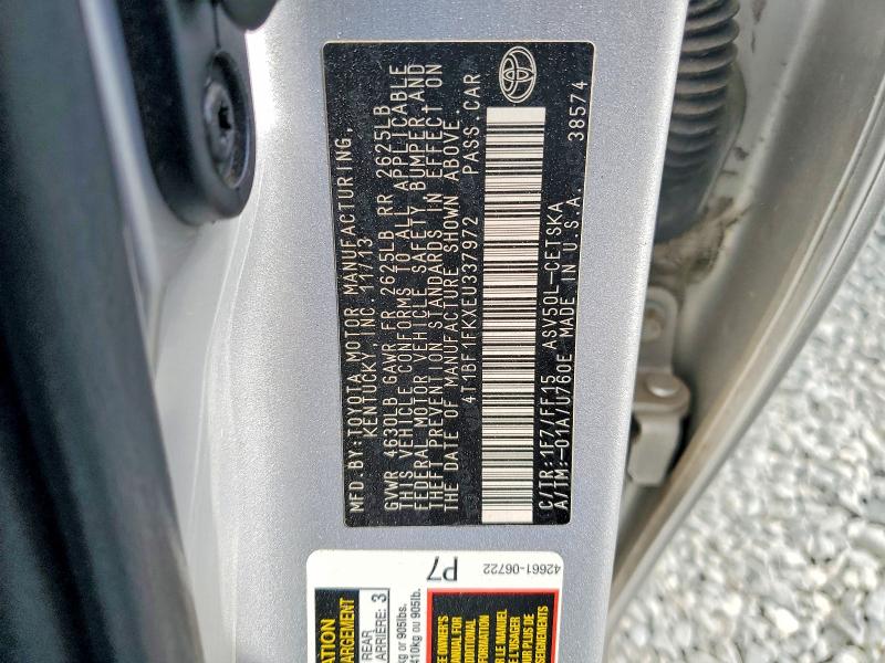 50226806 :رقم المزاد ، 4T1BF1FKXEU337972 vin ، 2014 Toyota Camry مزاد بيع