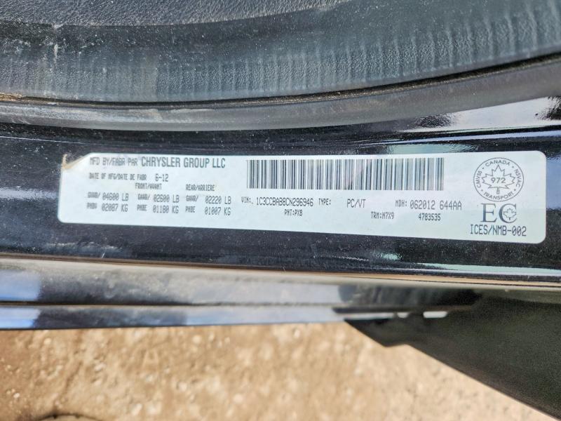 Aukcja sprzedaży 2012 Chrysler 200, vin: 1C3CCBAB8CN296946, numer aukcji: 50969006