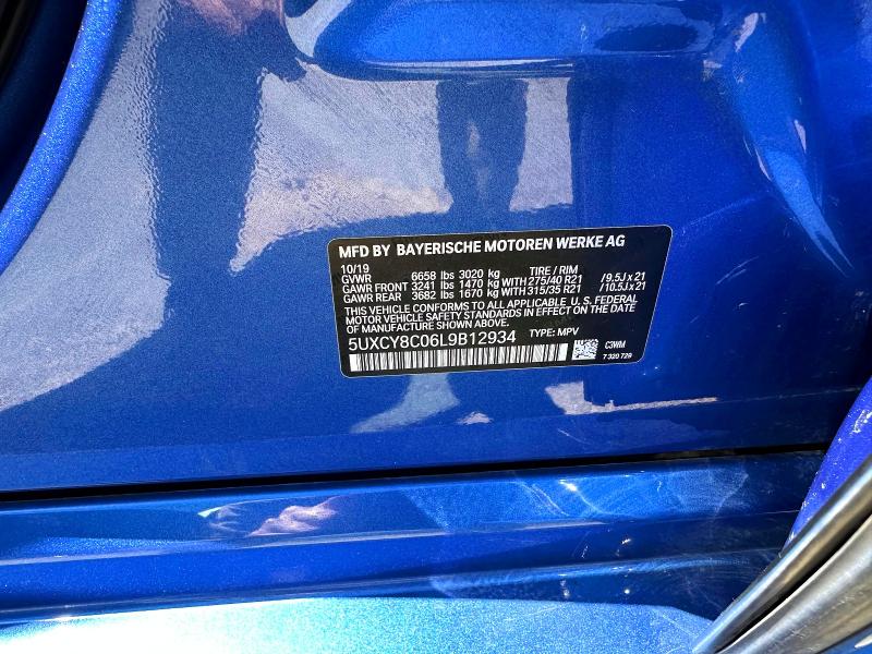 Продажа на аукционе авто 2020 Bmw X6, vin: 5UXCY8C06L9B12934, номер лота: 50607806