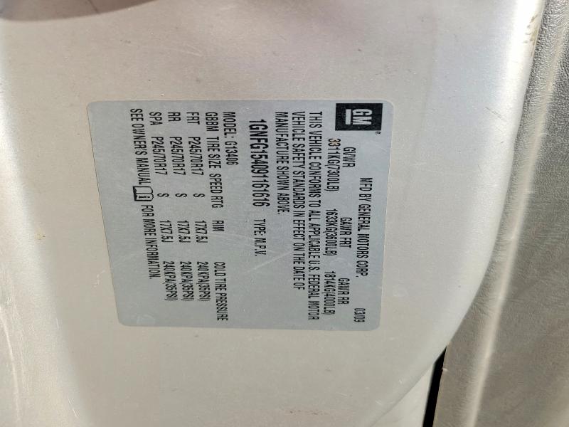 49716346 :رقم المزاد ، 1GNFG154091161616 vin ، 2009 Chevrolet Express G1500 مزاد بيع