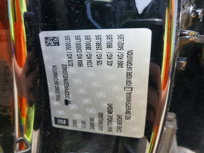 2019 Chevrolet Silverado მანქანა იყიდება აუქციონზე, vin: 3GCPYFED7KG103422, აუქციონის ნომერი: 49078236