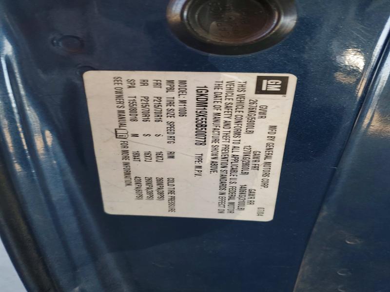Продажа на аукционе авто 2005 Gmc Safari, vin: 1GKDM19X55B500778, номер лота: 51543266