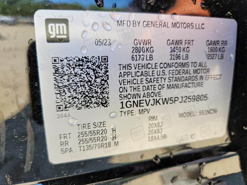 Продаж на аукціоні авто 2023 Chevrolet Traverse, vin: 1GNEVJKW5PJ259805, номер лоту: 49926706