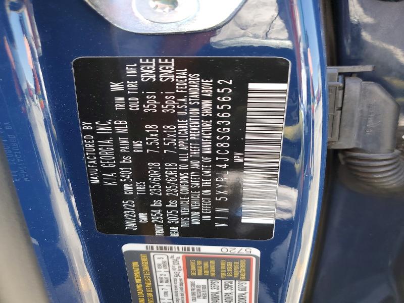 Aukcja sprzedaży 2025 Kia Sorento, vin: 5XYRL4JC8SG365652, numer aukcji: 51566016