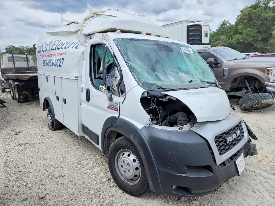 49604306 :رقم المزاد ، 3C7WRVKG3NE120383 vin ، 2022 Ram Promaster 3500 مزاد بيع