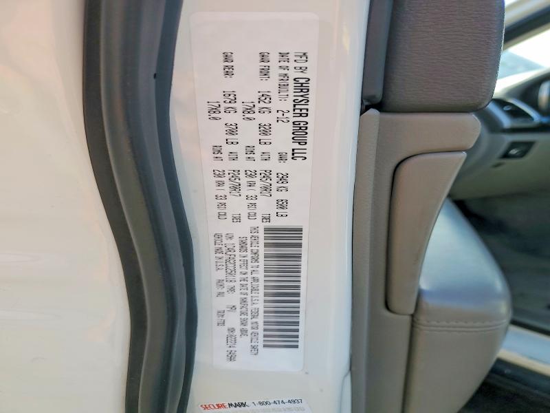 2012 Jeep Grand Cherokee მანქანა იყიდება აუქციონზე, vin: 1C4RJFAG2CC250118, აუქციონის ნომერი: 49806406