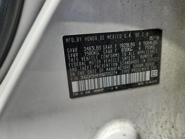 49710696 :رقم المزاد ، 3HGGK5H41KM705274 vin ، 2019 Honda Fit مزاد بيع