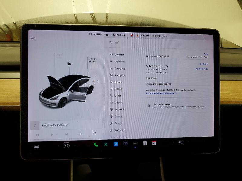 Продажа на аукционе авто 2020 Tesla Model 3, vin: 5YJ3E1EB2LF628226, номер лота: 51862236