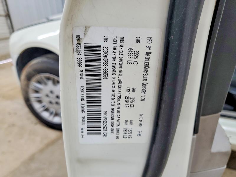 Продаж на аукціоні авто 2006 Chrysler 300, vin: 2C3KA43R86H366501, номер лоту: 49541566