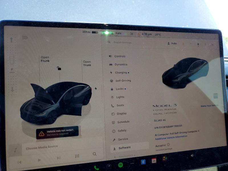 Продаж на аукціоні авто 2024 Tesla Model 3, vin: 5YJ3E1EB4RF799200, номер лоту: 51173116